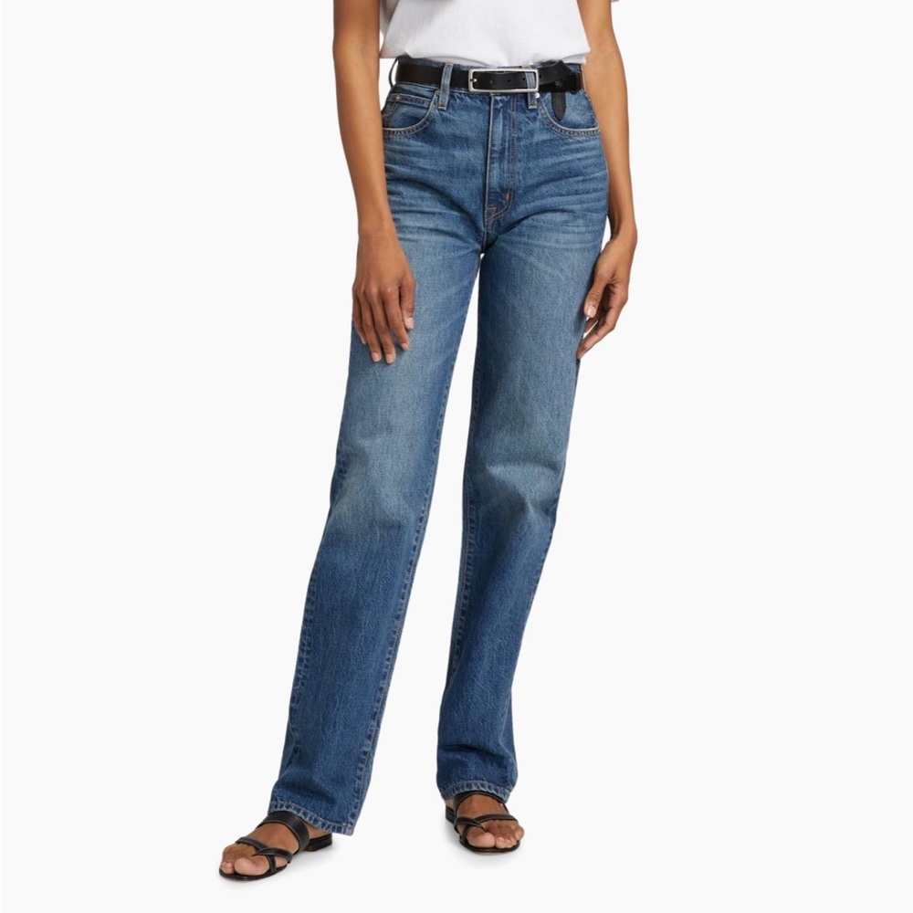 SLVRLAKE Blue Straight Leg Jeans